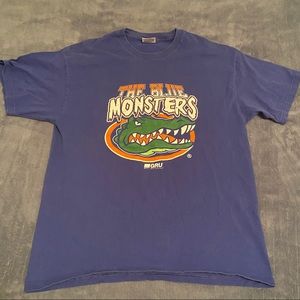 Florida Gators Blue Monsters Baseball Shirt